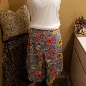 Periwinkle Floral Skirt